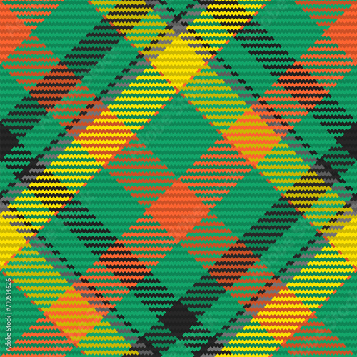 Seamless pattern of scottish tartan plaid. Repeatable background with check fabric texture. Vector backdrop striped textile print.