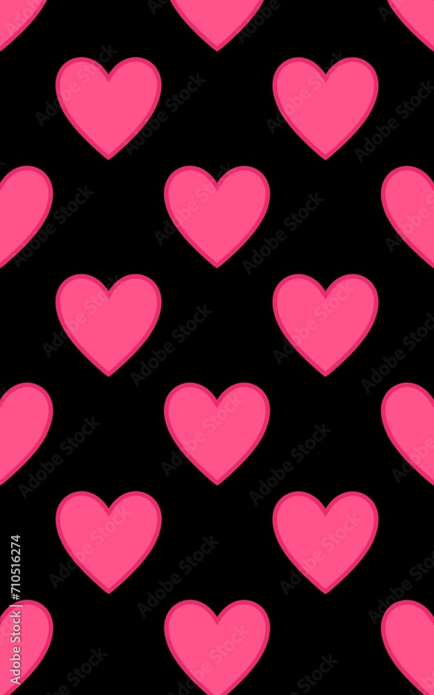 Seamless pattern for Valentine's day
