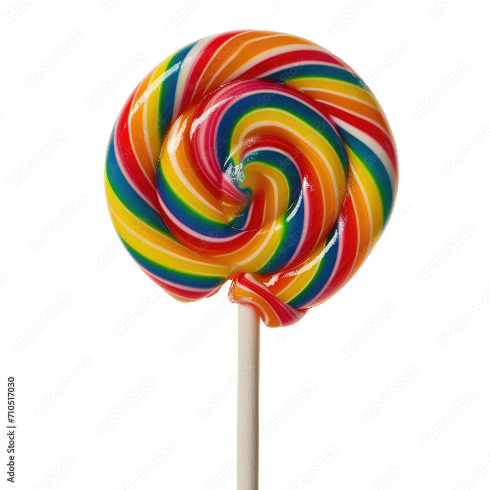 Lollipop candy on the white background Lollipop candy on the white background