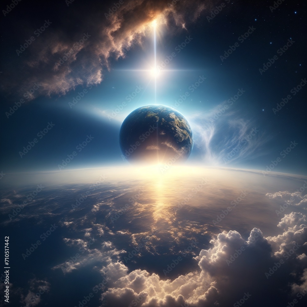 In the beginning God created the heavens and the earth,Generative AI ...