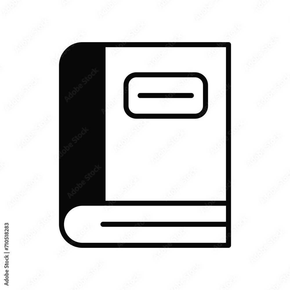 text book icon with white background vector stock illustration text book icon with white background vector stock illustration