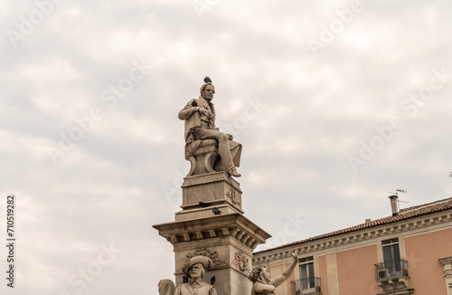 Statue of Vincenzo Bellini in Catania city center. © vidiot