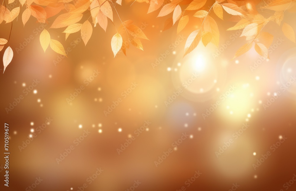 Golden Autumn Bliss: Warm Hues and Soft Light Among Fall Leaves - Generative AI Golden Autumn Bliss: Warm Hues and Soft Light Among Fall Leaves - Generative AI