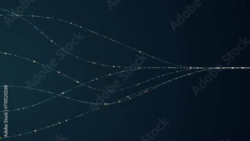 Abstract Circle and line HUD technological futuristic elements.particle data background future design. photo