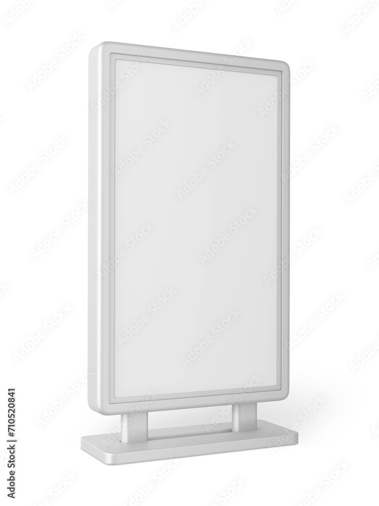 Billboard Display Stand on white background Billboard Display Stand on white background