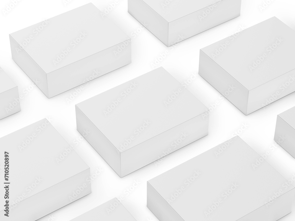Box on white background Box on white background