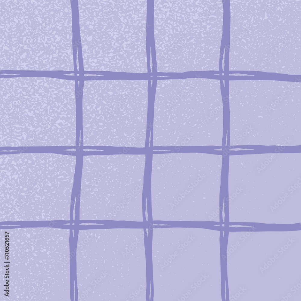 Hand drawn cute grid. doodle lilac, purple, violet, lavender plaid pattern with Checks. Graph square background with texture. Line art freehand grid vector outline grunge print Hand drawn cute grid. doodle lilac, purple, violet, lavender plaid pattern with Checks. Graph square background with texture. Line art freehand grid vector outline grunge print