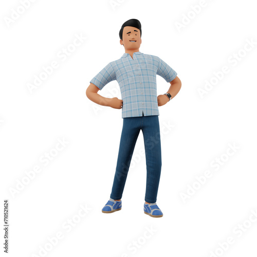 3D Character Illustration Pose Library Pack