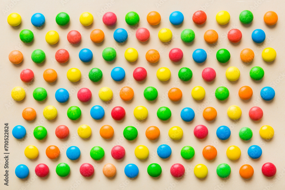 colorful candies as background top view. Seamless pattern with candy. Many sweet candies close-up colorful candies as background top view. Seamless pattern with candy. Many sweet candies close-up