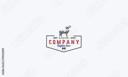 sheep logo design vector template 