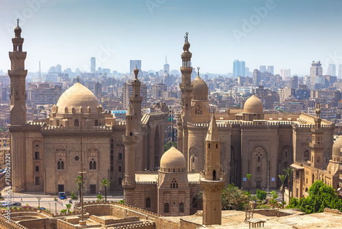 View of Cairo city, the capital city of Egypt. photo