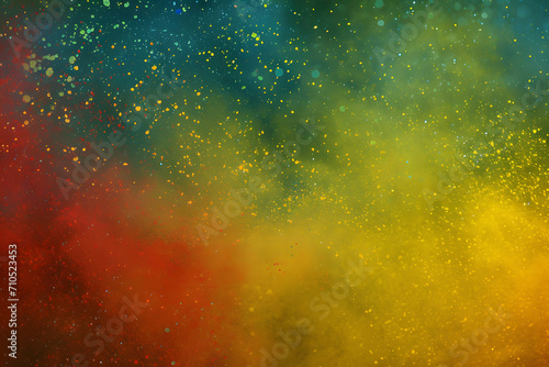 Colorful dust cloud  holi powder in the air  abstract background