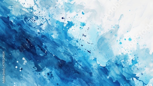 Clear blue watercolor for creativity