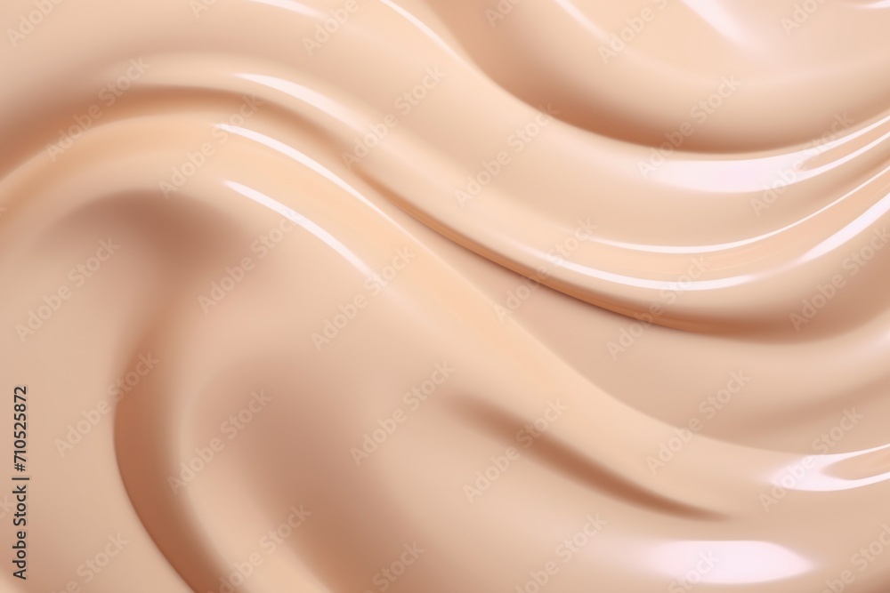 Creamy cosmetic smears on pastel beige background. Creamy cosmetic smears on pastel beige background.