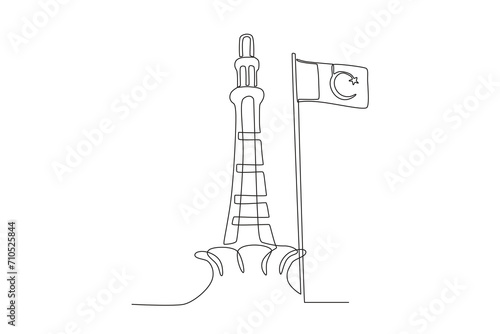 Pakistan national flag © stlineart