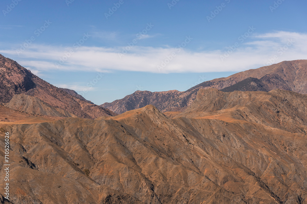 View of the high Atlas mountain range in Central Morocco. View of the high Atlas mountain range in Central Morocco.