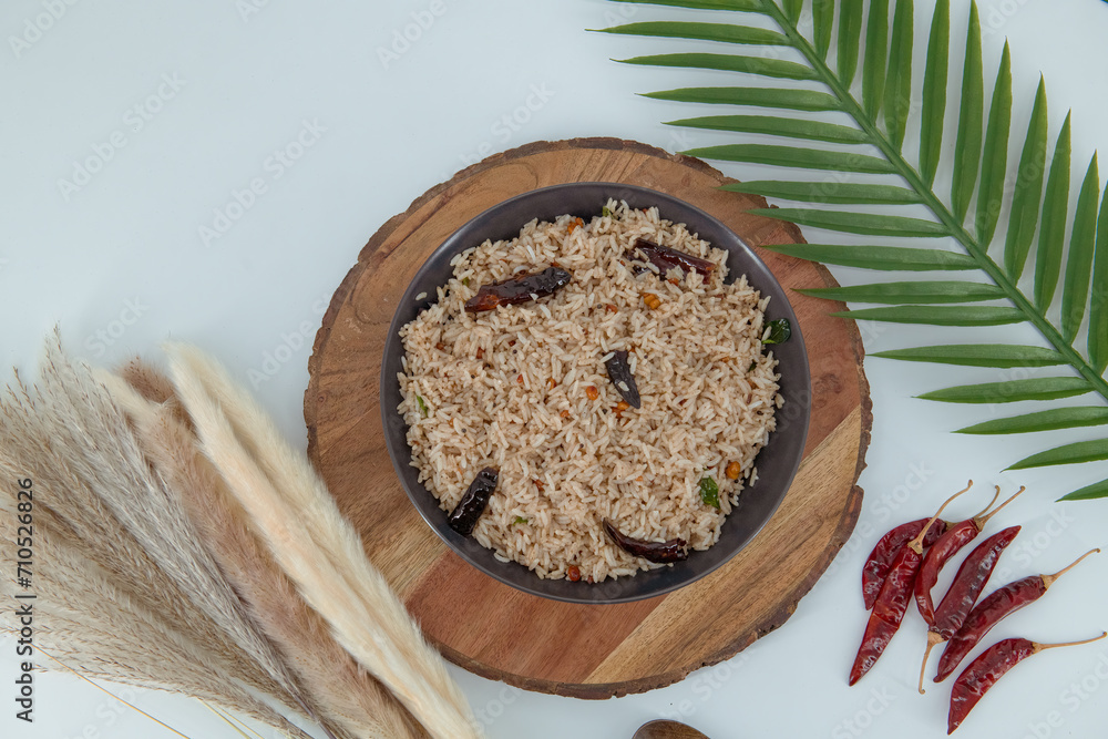 Tamarind Rice/ Puliyodharai / Puliyogare Tangy and spicy South Indian