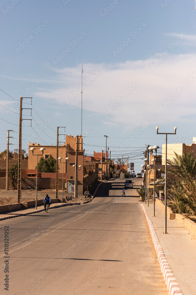 View of Merzouga village, a berber village near the Sahara Desert in Morocco. View of Merzouga village, a berber village near the Sahara Desert in Morocco.