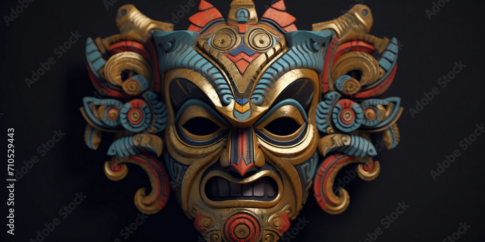 ancient mexican mask