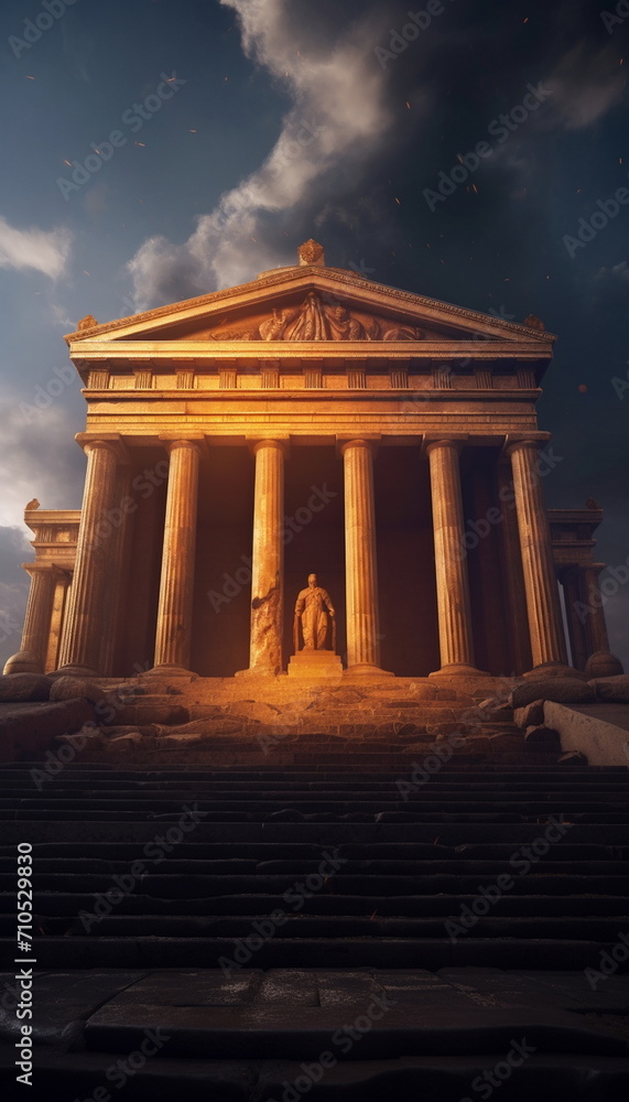 Fototapeta premium ancient roman temple