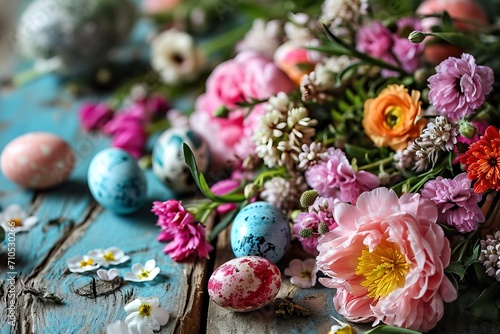 Colorful Easter Eggs Decor Collection