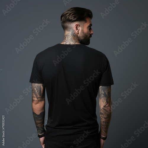Man With Tattoos on Arms and Shoulder