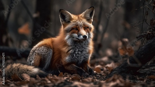 red fox in the wild © Muhammad