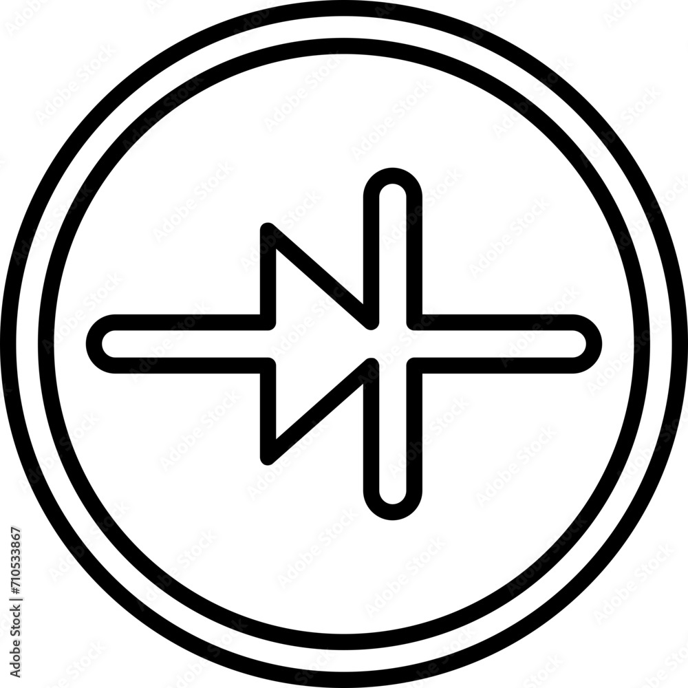 Fototapeta premium Diode Icon