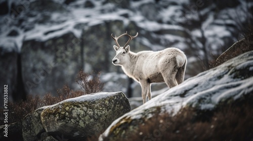 mountain goat on a rock © Muhammad