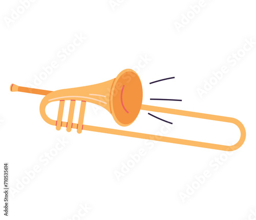 Musical instruments vector illustration. The orchestra paints melodic canvas, celebrating world classical music Instruments, both traditional and orchestral, harmonize in rhythmic ballet. Yellow