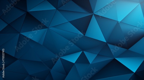 Abstract blue geometric wallpaper pattern for modern interior design