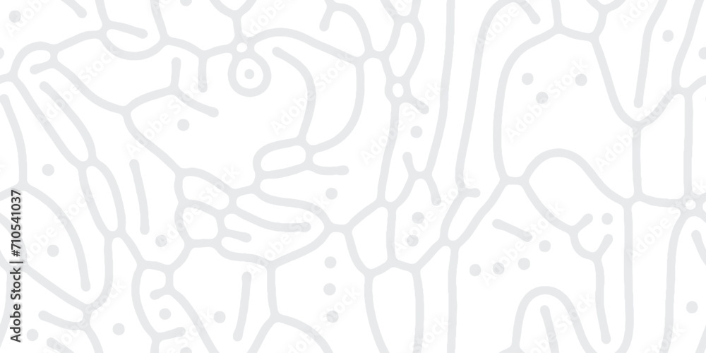 Fototapeta premium Abstract organic seamless vector pattern Simple flat light grey and white backdrop
