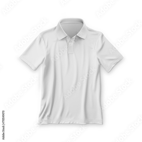 t--shirt polo on white background