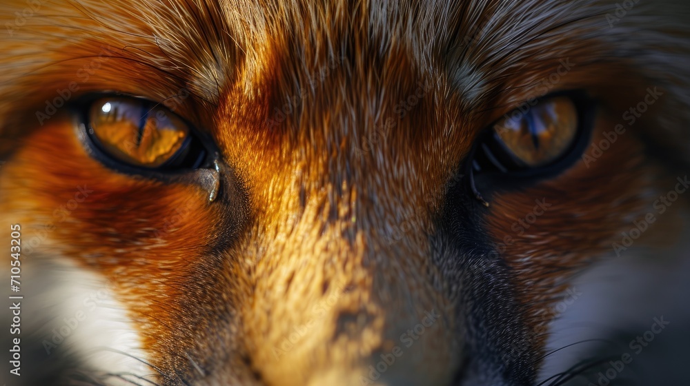 Closeup portrait of fox eyes Closeup portrait of fox eyes