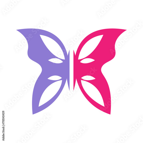 Butterfly icon logo design