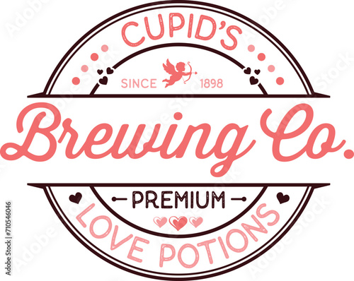 brewing co. valentine sign SVG