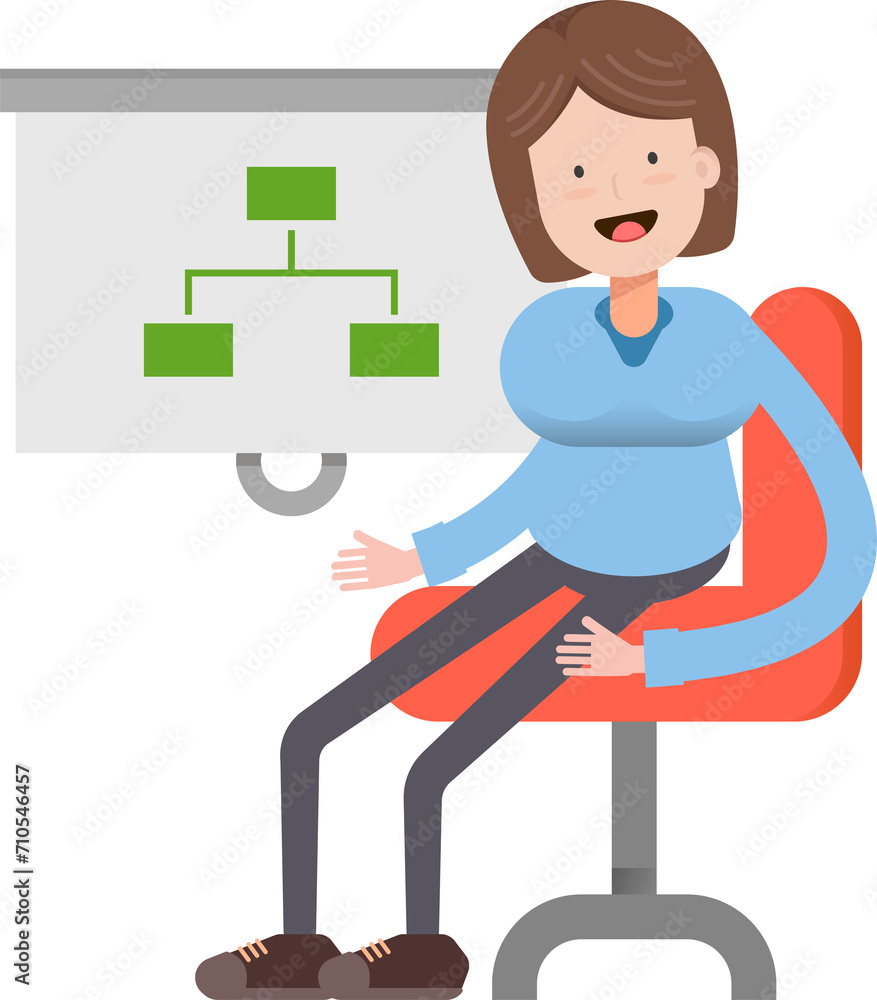 Woman Character and Organization Chart
Woman Character and Organization Chart