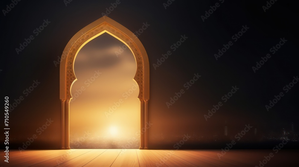 light through the door