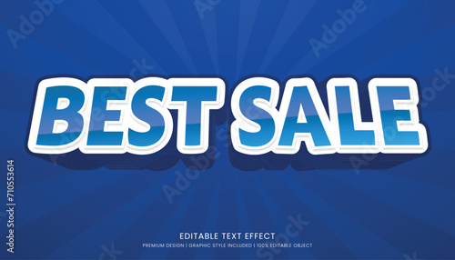best sale editable text effect template for business promotion sale banner