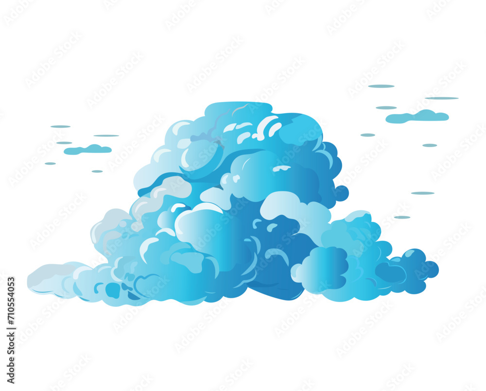 Clouds of colorful set. The cartoon design displayed against a clean white backdrop is a delightful fusion of creativity and charm. Vector illustration. Clouds of colorful set. The cartoon design displayed against a clean white backdrop is a delightful fusion of creativity and charm. Vector illustration.