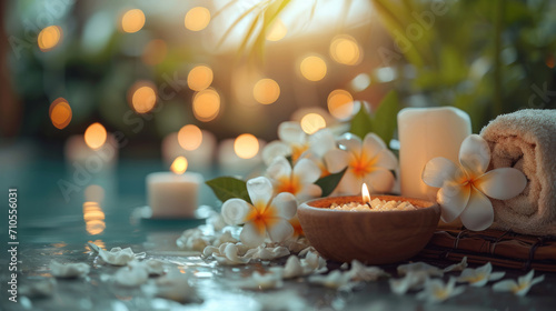 Spa treatments  massages  and calming spa environments supplies zen stones and water spa of deep relaxation and tranquility and with space for text concepts. spa background