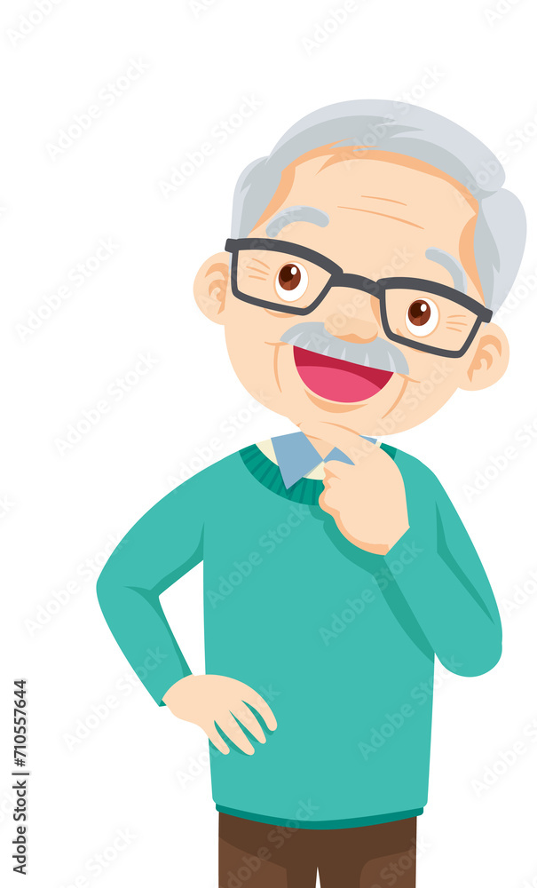 Elderly man or grandfather in appearance Elderly man or grandfather in appearance
