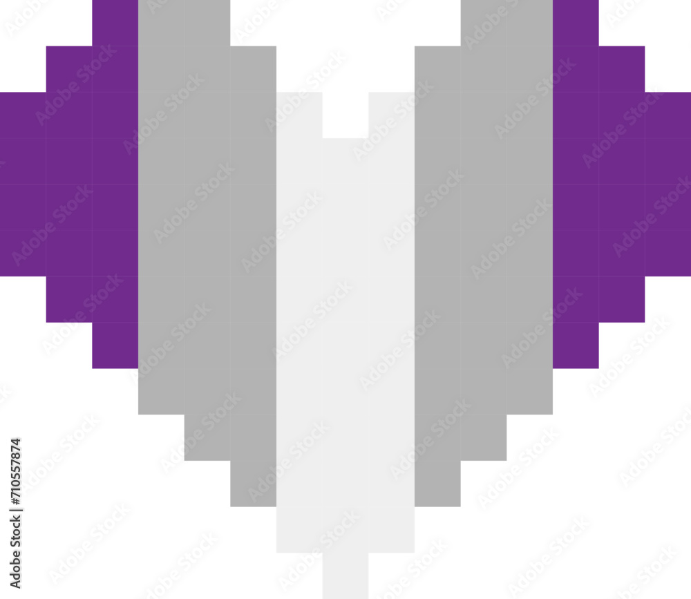 Naklejka premium Graysexual Pride Flag LGBTQ Support