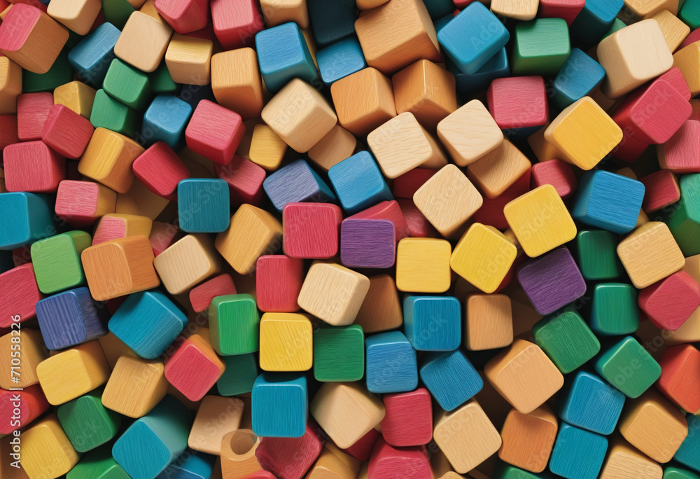 Colorful array of stacked wooden blocks. Ideal backdrop for creative, diverse, expanding, rising, or growing concepts. Against a clean white background. Colorful array of stacked wooden blocks. Ideal backdrop for creative, diverse, expanding, rising, or growing concepts. Against a clean white background.