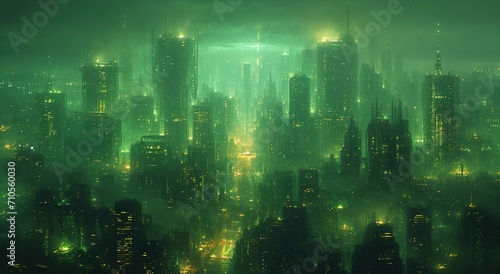 tech startup 2020 the future's future, in the style of dark cyan and green, farm security administration aesthetics, techpunk, uhd image, precisionism influence, weathercore photo