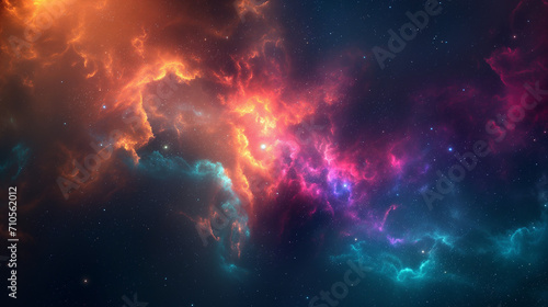 Esplendor Cósmico: Colores en el Espacio Profundo
