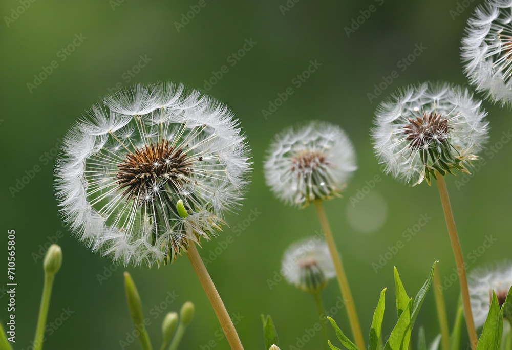 Dandelion in a nature setting Dandelion in a nature setting