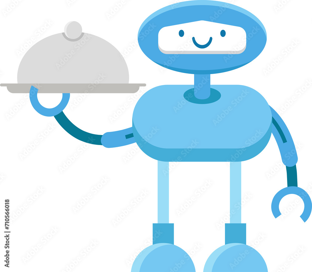 Robot Character Holding Food Dish
Robot Character Holding Food Dish