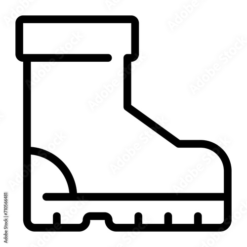 boots line icon