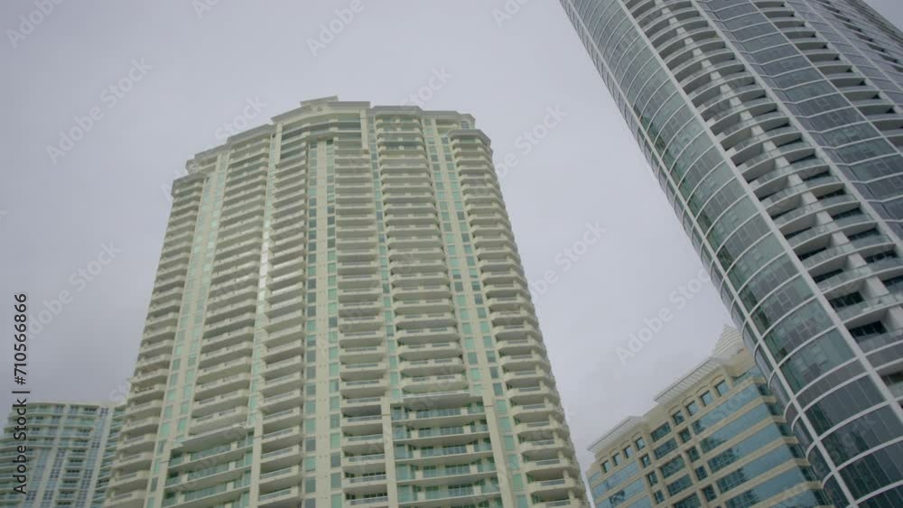 Low angle tilt and pan building in Fort Lauderdale FL HDR Low angle tilt and pan building in Fort Lauderdale FL HDR